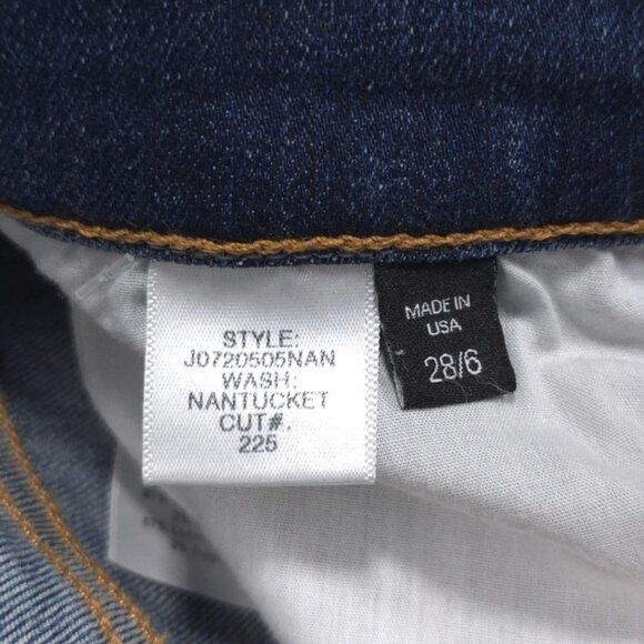 VERONICA BEARD Women's Kate High‎ Rise Size 28/6 Nantucket Jeans USA MADE - Picture 11 of 13